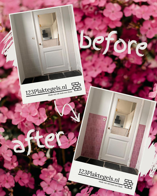 Plaktegel Rose Glow