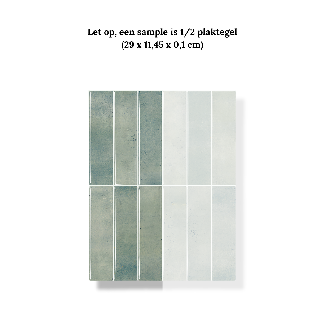 Plaktegel Earthy green langwerpig 1mm