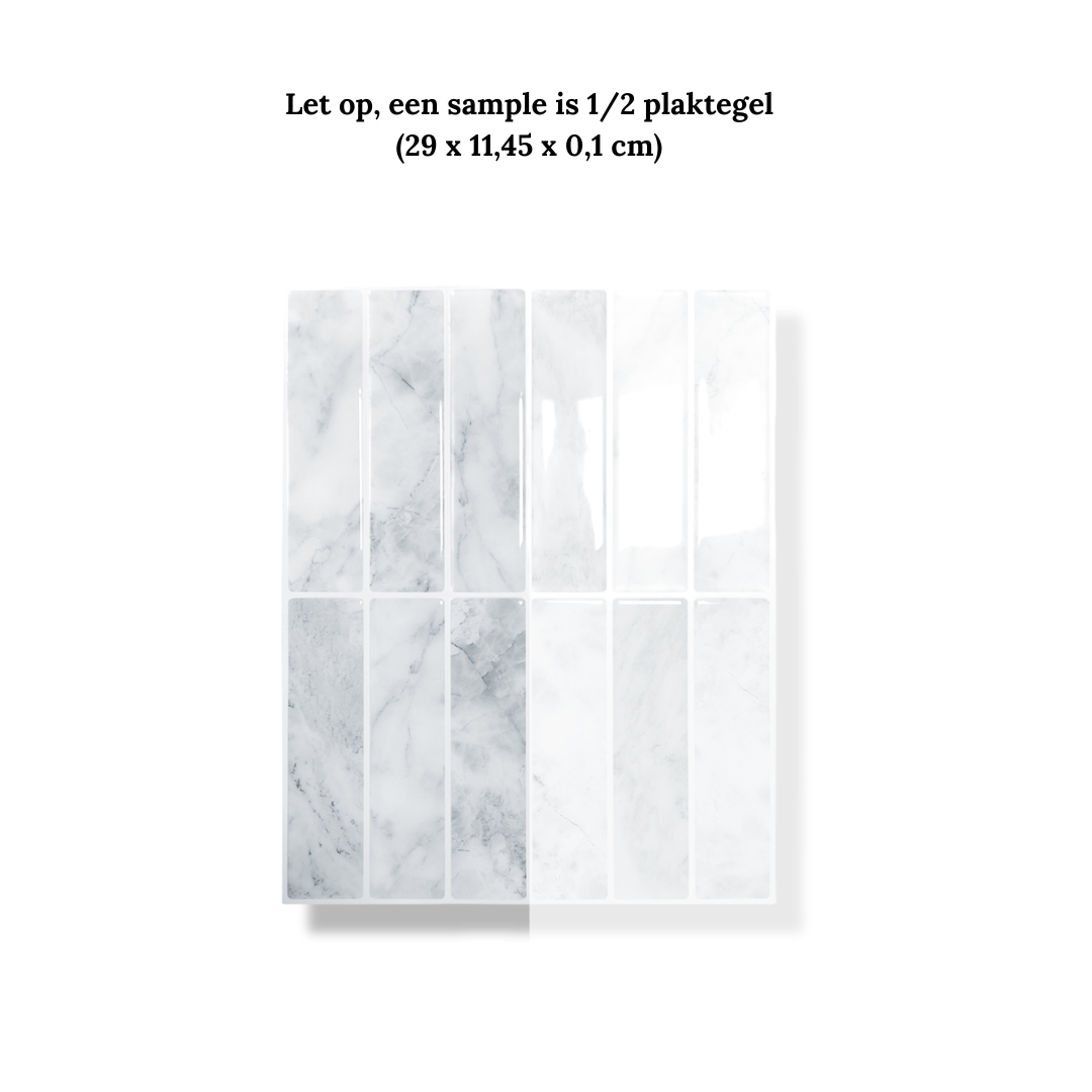 Plaktegel Marble ice langwerpig 1mm