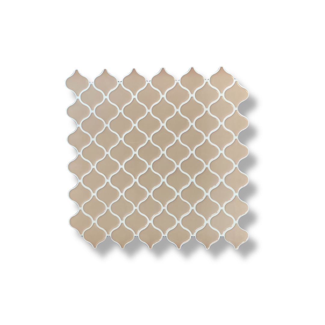 Wandpanelen Plaktegels Arabian Drops op een witte achtergrond