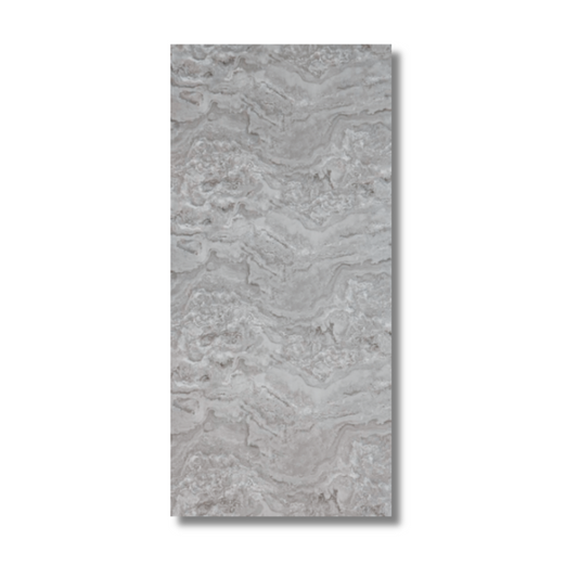 PVC wandpanelen marmer zijdenglans Cemento Chiaro 260x122 cm