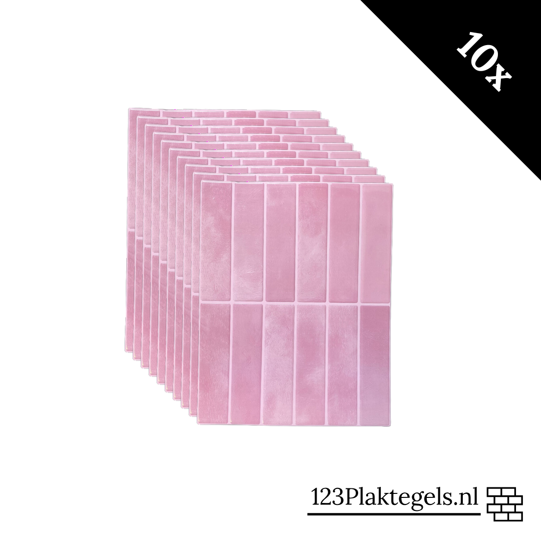 Plaktegel Rose bliss langwerpig 1mm