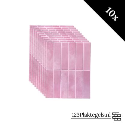 Plaktegel Rose bliss langwerpig 1mm