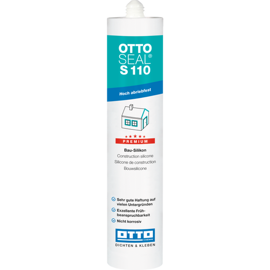 OTTO SEAL S110 - ZWART - siliconen afwerk kit